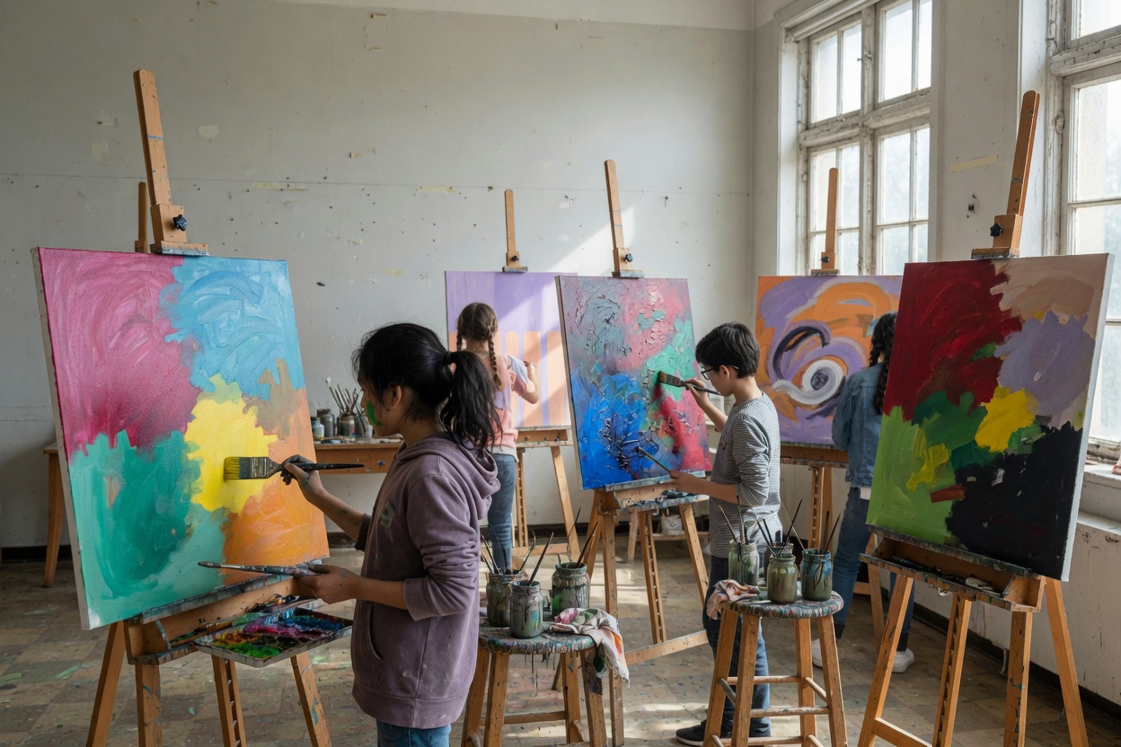 Art class is not a break from thinking